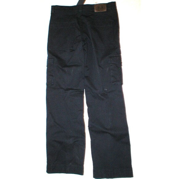 NWT New Mens RED Valentino 48 Italy 32 US Dark Blue Cargo Pants Designer Button - Picture 6 of 7